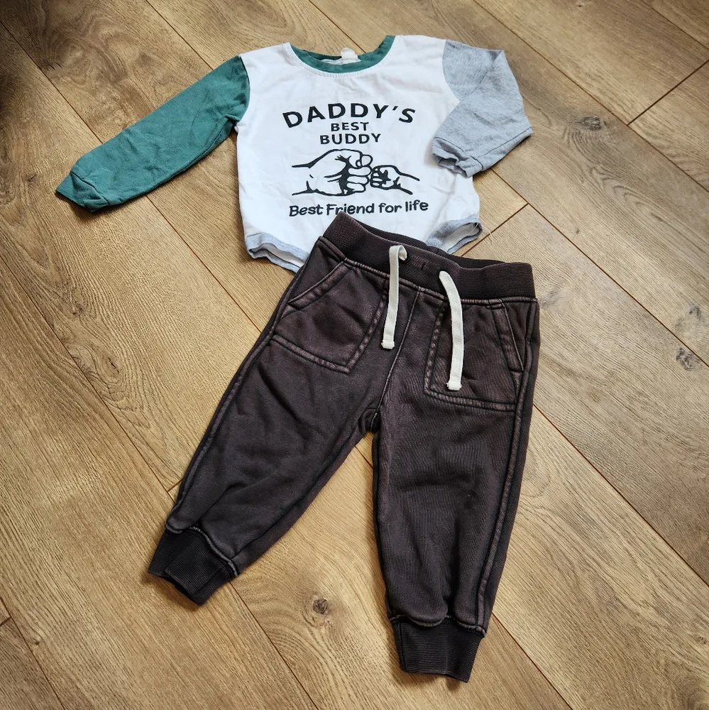 12-18m Boys daddy Outfit
